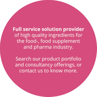 Food-, food supplement and pharma industry